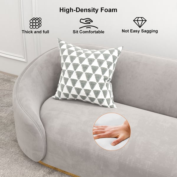 Ukuran yang dapat disesuaikan Gaya Desain Modern Sofa Velvet Set dengan Penutup Taplak Meja Bagian 2