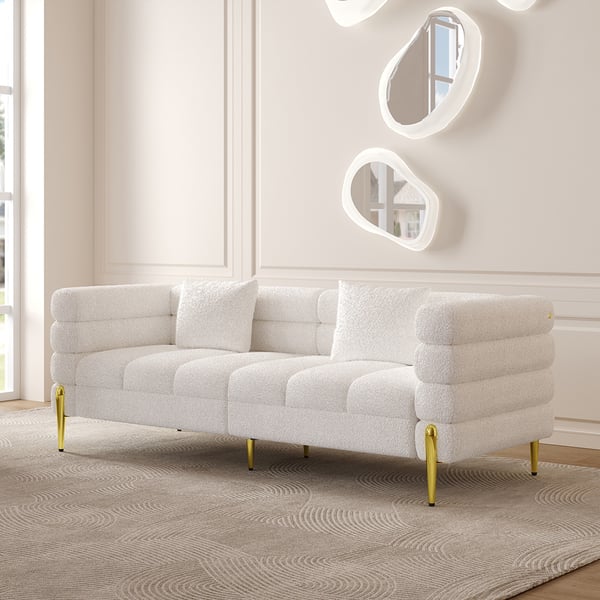 Ruang tamu mewah sofa set kain velvet sofa modern bagian penutup sofa recliner 1