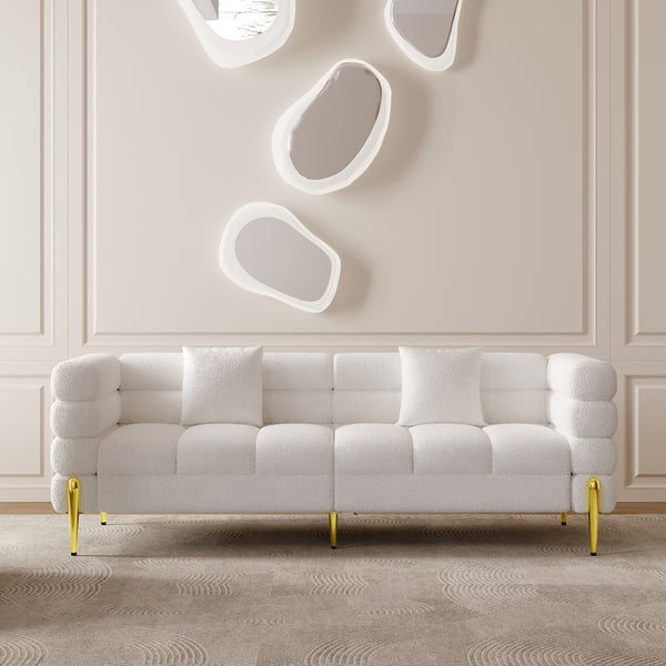 Ruang tamu mewah sofa set kain velvet sofa modern bagian penutup sofa recliner 2
