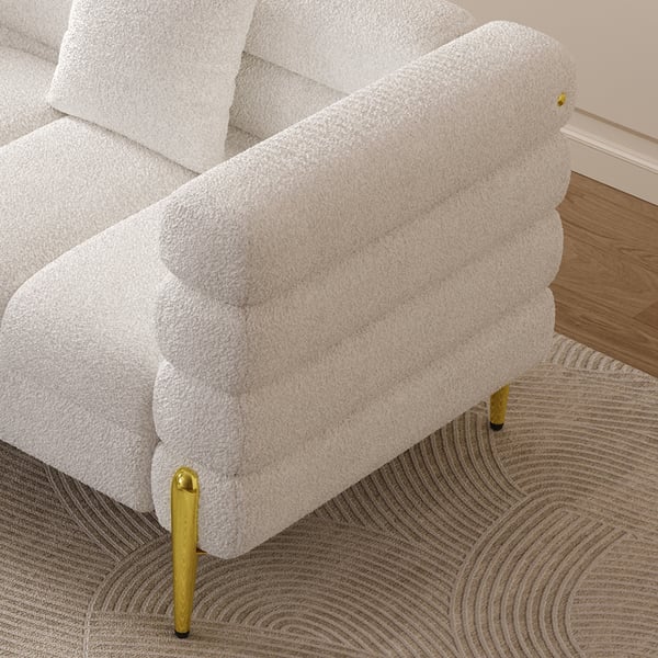 Ruang tamu mewah sofa set kain velvet sofa modern bagian penutup sofa recliner 4