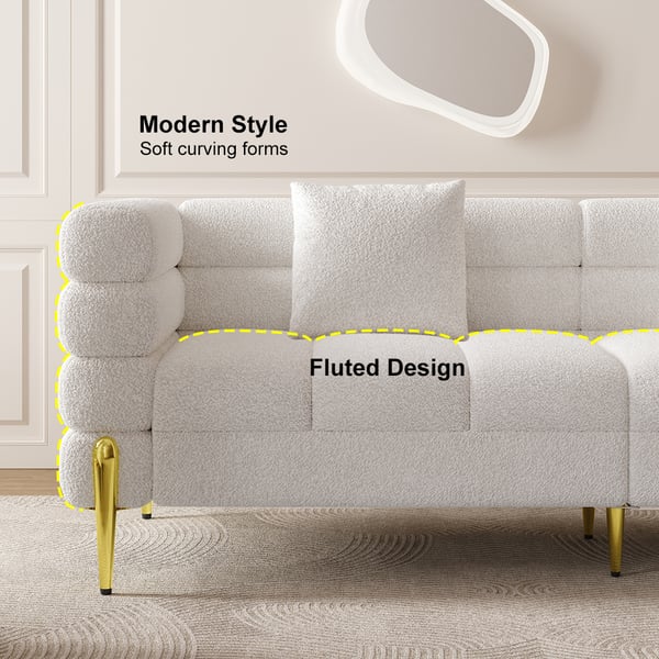 Ruang tamu mewah sofa set kain velvet sofa modern bagian penutup sofa recliner 5