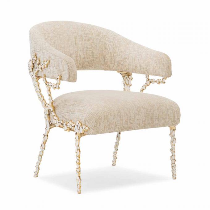Metal Frame Velvet Kulit Kursi Kursi Lounge ruang tamu Kursi Aksen Kulit 0