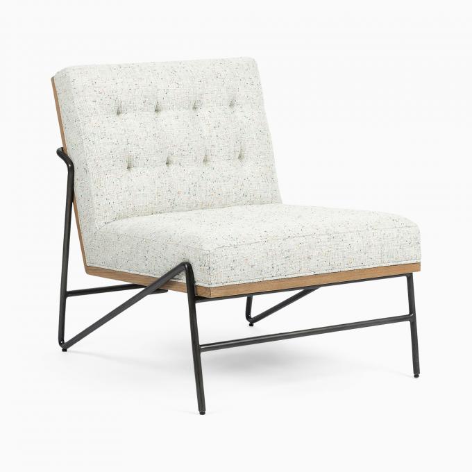 Akses PU Kulit Kursi Lounge recliner kursi modern furnitur 4
