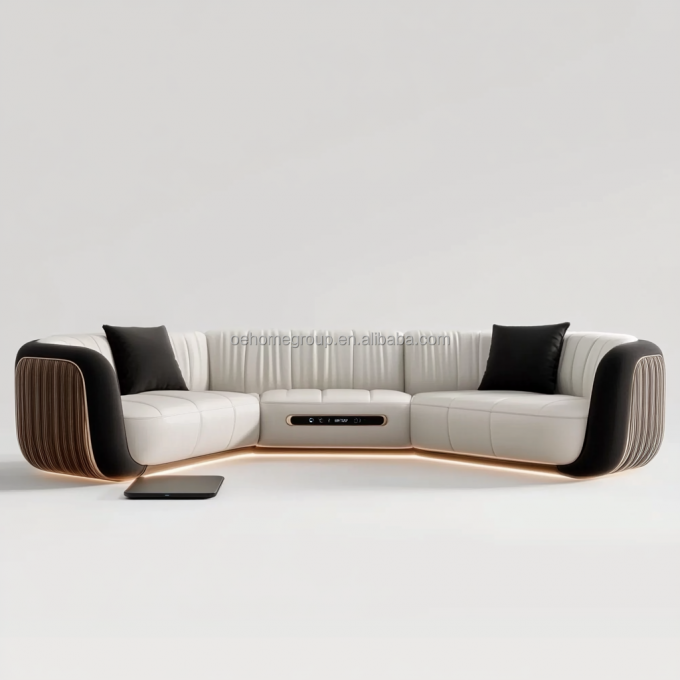 Sofa 2 3 Dudukan Modern Berlapis Kain Mewah Ruang Tamu Santai Sofa Loveseat Sofa Kulit Set Furnitur 2
