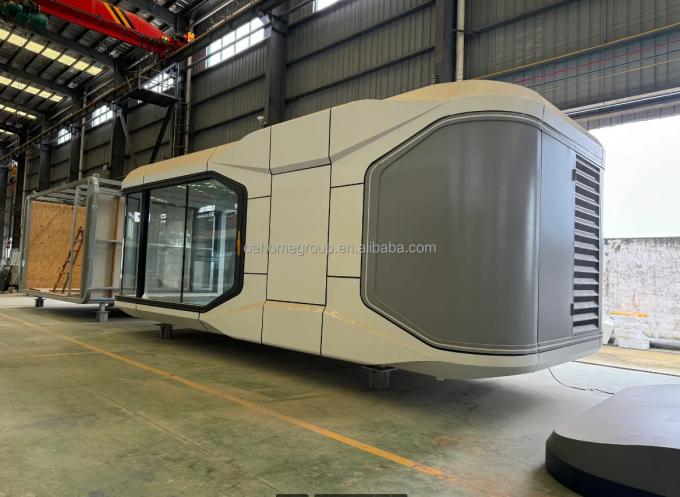 Rumah Prefab yang sepenuhnya dirakit Rumah Prefab kecil yang disesuaikan untuk ruang penjaga Kit rumah prefab 19