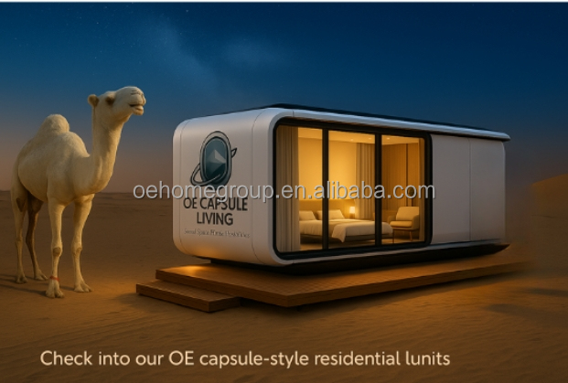 Villa Rumah Kapsul Mobil Hotel Kapsul Rumah Kecil Rumah Modular Modern Rumah Prefabrik Rumah Kapsul 4