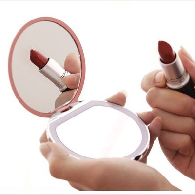Perjalanan-Friendly Led Makeup Vanity dengan Pocket Up ringan Ideal untuk sehari-hari dan perjalanan