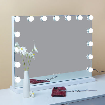 LED Cahaya Hollywood Mirror Countertop Makeup Vanity ODM