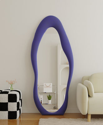 Dekoratif Body Curved Full Length Mirror Oversized Arched Floor Mirror