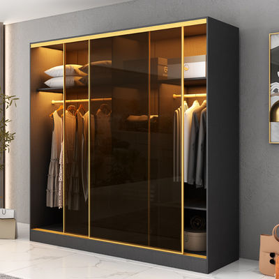 Lemari Kamar Tidur Modern Lemari Dengan Pintu Geser Kaca