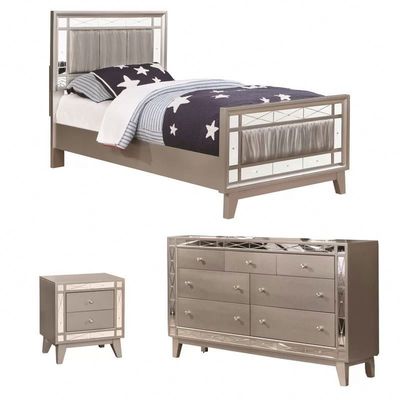 Set Kamar Tidur Kontemporer MDF Kayu