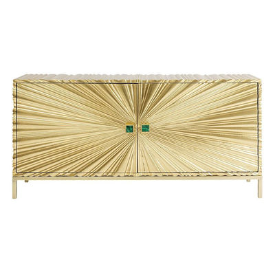 Low Wooden Mirrored Living Room Stand TV samping