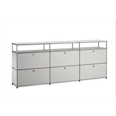 Multifungsi Credenza Cabinet Meja Makan Bercermin Kontainer penyimpanan