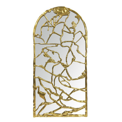 Dekoratif Full Length Mirror Arched Ornament Gaya Maroko buatan tangan