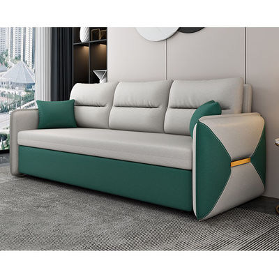Furnitur ruang tamu sofa konvertible tempat tidur Loveseat Sleeper Kain Cover