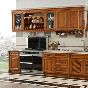 Custom Dapur Alder Kayu Lemari Set Pantry Untuk Rumah Modern