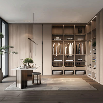 Ekonomi Modern Kamar Tidur Furnitur Lemari dengan Penyimpanan Dibangun Di Lemari Rumah Lemari Furnitur