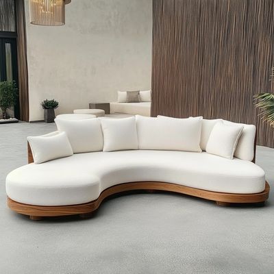 Furnitur ruang tamu Nordic Velvet Sofa Ringan Mewah Kreatif Double Seat Sofa Kursi Dengan Bahan Tutup Kain