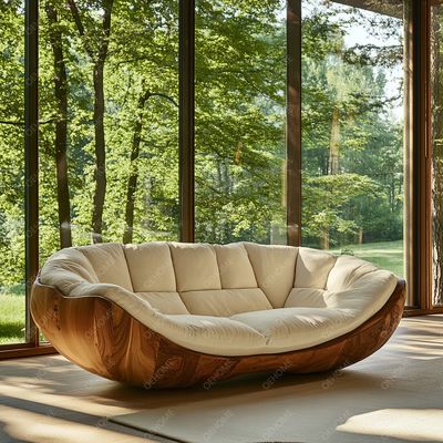 Set sofa modern yang dapat disesuaikan dengan ruang tamu seni sederhana kaki kayu dan fitur sudut untuk menciptakan suasana yang santai