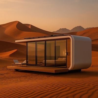tahan lama Menggunakan Berbagai Rumah Kontainer Prefab Ringan Rumah Portable Ringan Rumah Modular Camping Hotel Kapsul Ruang