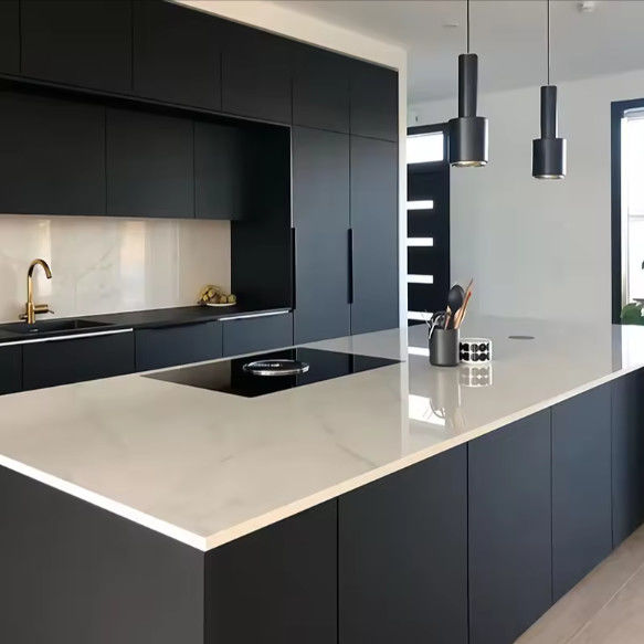 Corner Plywood Dapur Cabinet Solusi Melamine Board 1